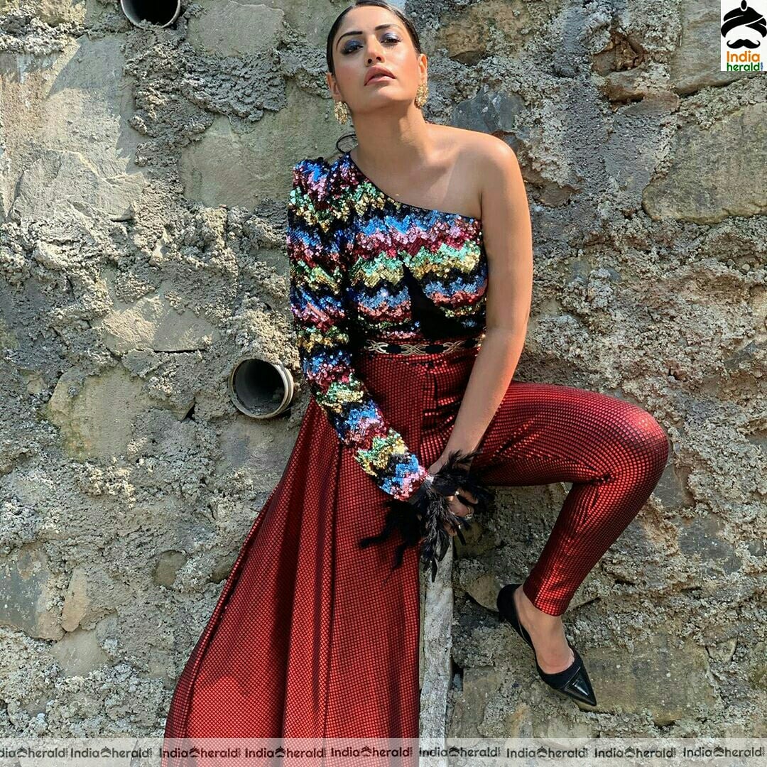 Surbhi Chandna Latest Hot Glitter Dress Stills