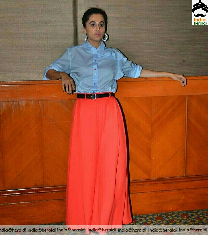 Taapsee Looking weird in funky dress