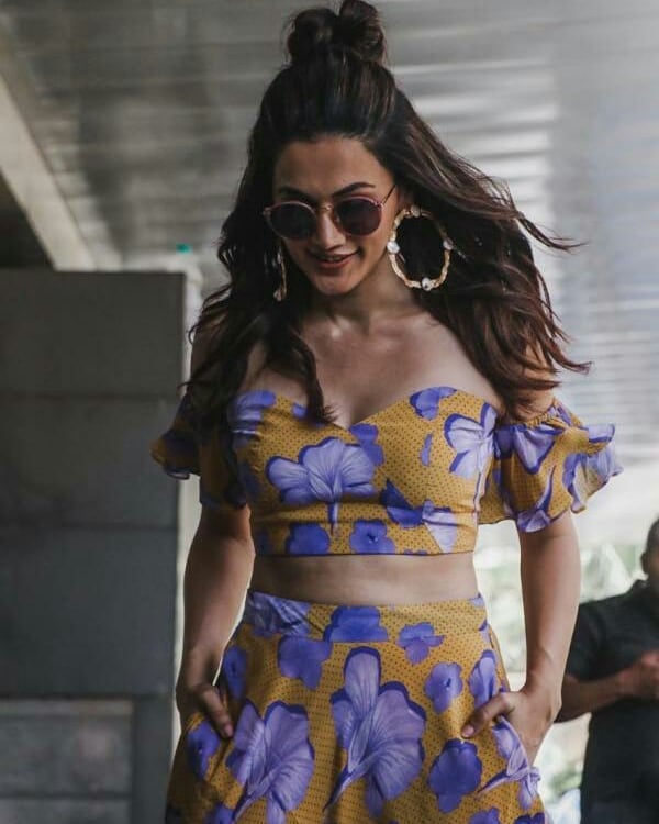 Taapsee Pannu Spotted At A Hotel In Mumbai