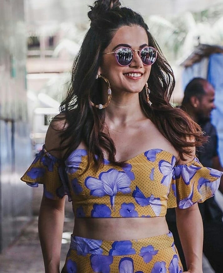 Taapsee Pannu Spotted At A Hotel In Mumbai