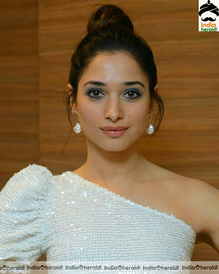 Tamanna Cute White Dress Stills