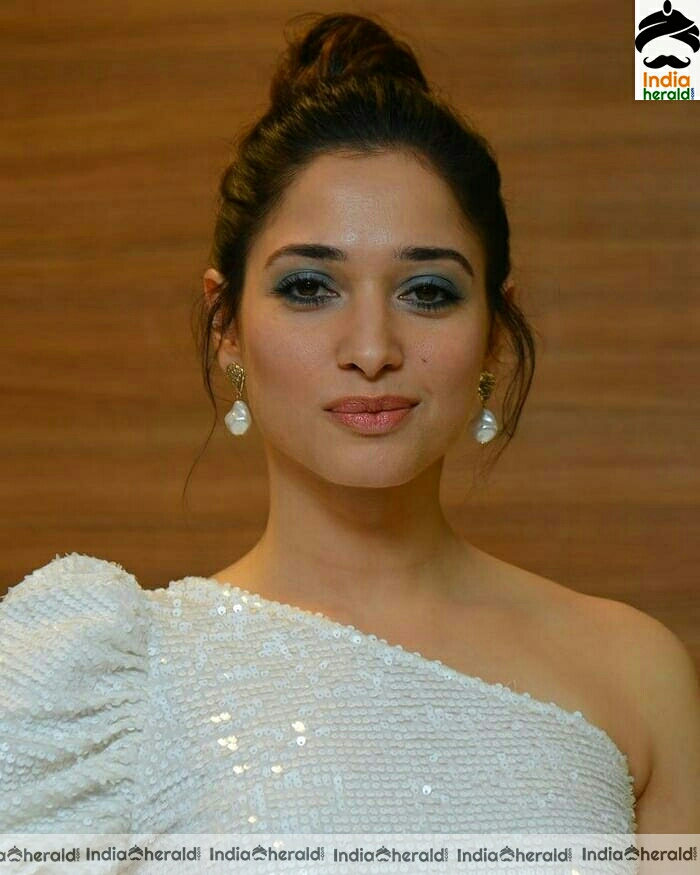 Tamanna Cute White Dress Stills