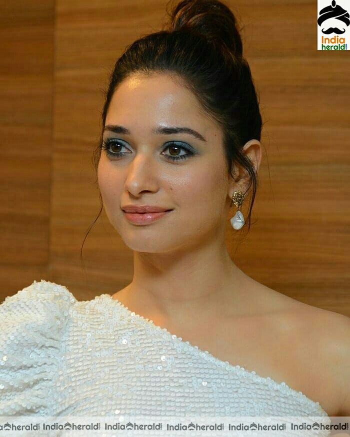 Tamanna Cute White Dress Stills
