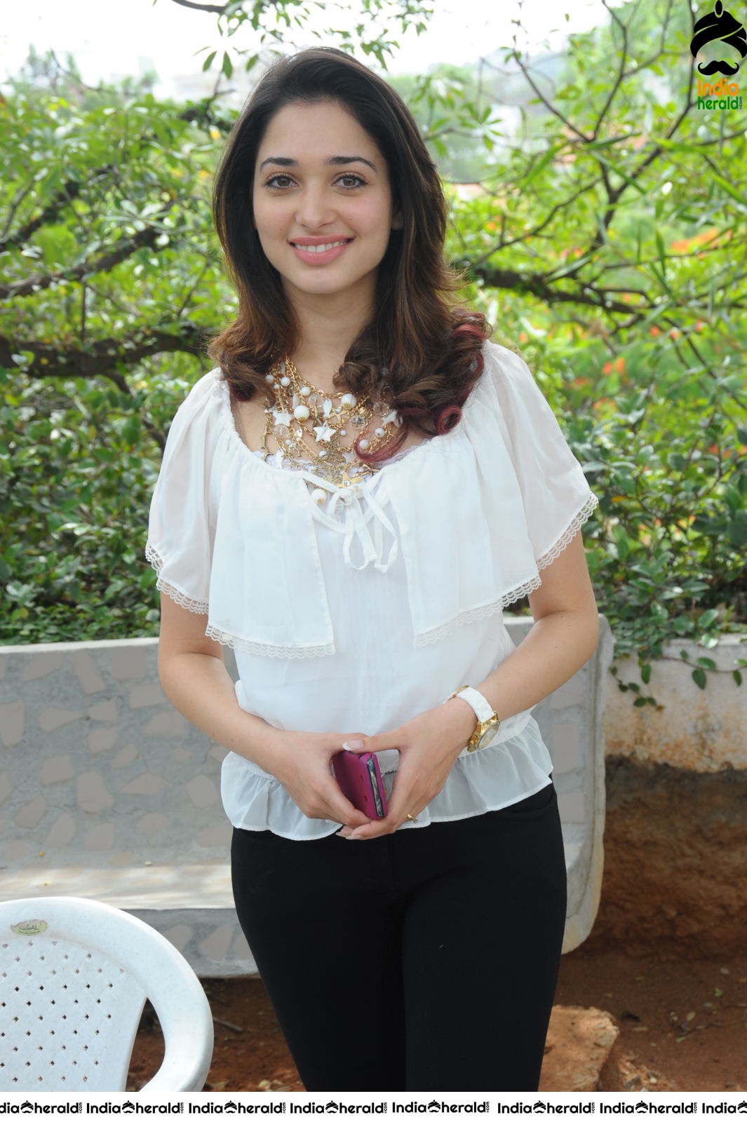 Tamanna is too hot and cute in these latest photos as she was spotted in White Top during an event