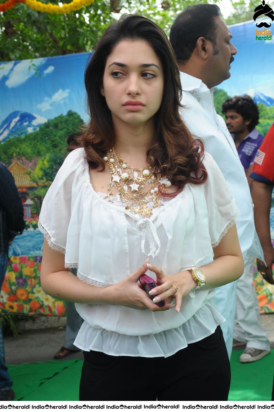 Tamanna is too hot and cute in these latest photos as she was spotted in White Top during an event