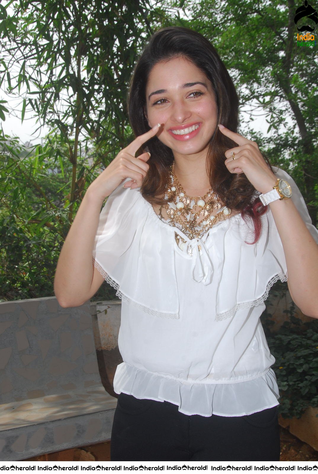 Tamanna is too hot and cute in these latest photos as she was spotted in White Top during an event