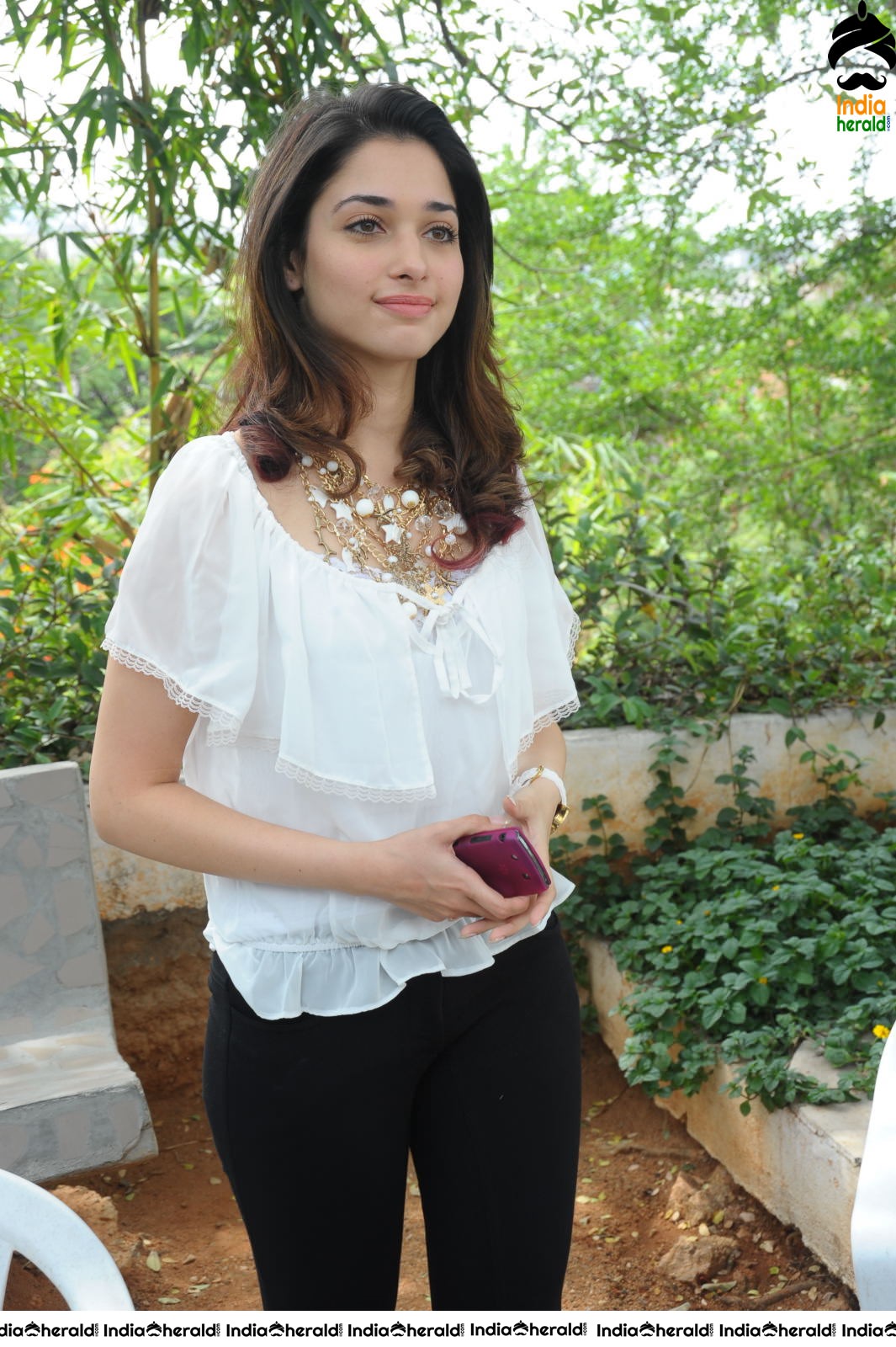 Tamanna is too hot and cute in these latest photos as she was spotted in White Top during an event
