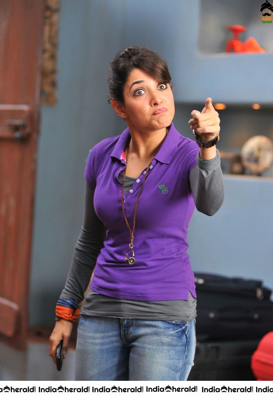Tamanna Rare Photos from Cameraman Gangatho Rambabu Movie Set 1