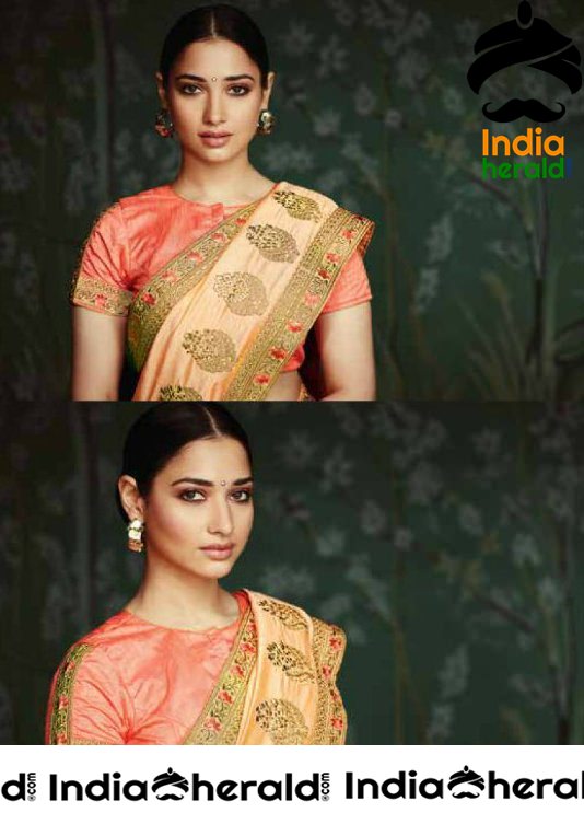 Tamanna Vintage Saree Unseen Photoshoot Clicks Set 1