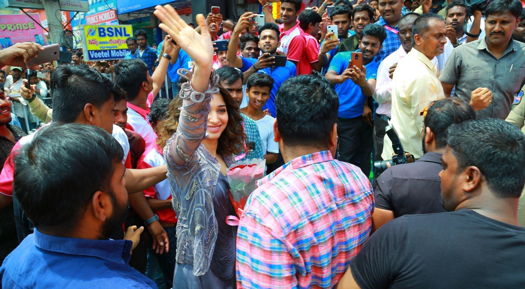 Tamannaah Bhatia Launches B New Mobile Store At Karim Nager Set 3