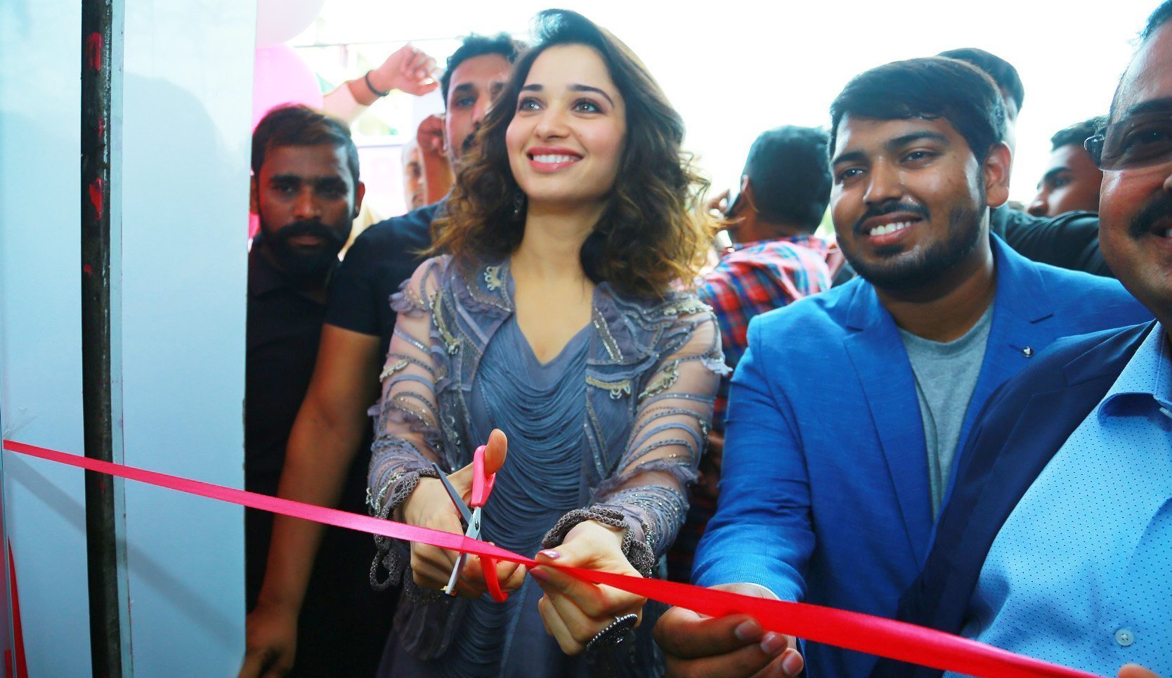 Tamannaah Bhatia Launches B New Mobile Store At Karim Nager Set 3