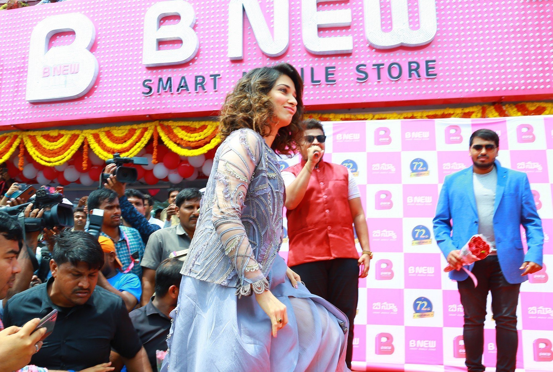 Tamannaah Bhatia Launches B New Mobile Store At Karim Nager Set 3