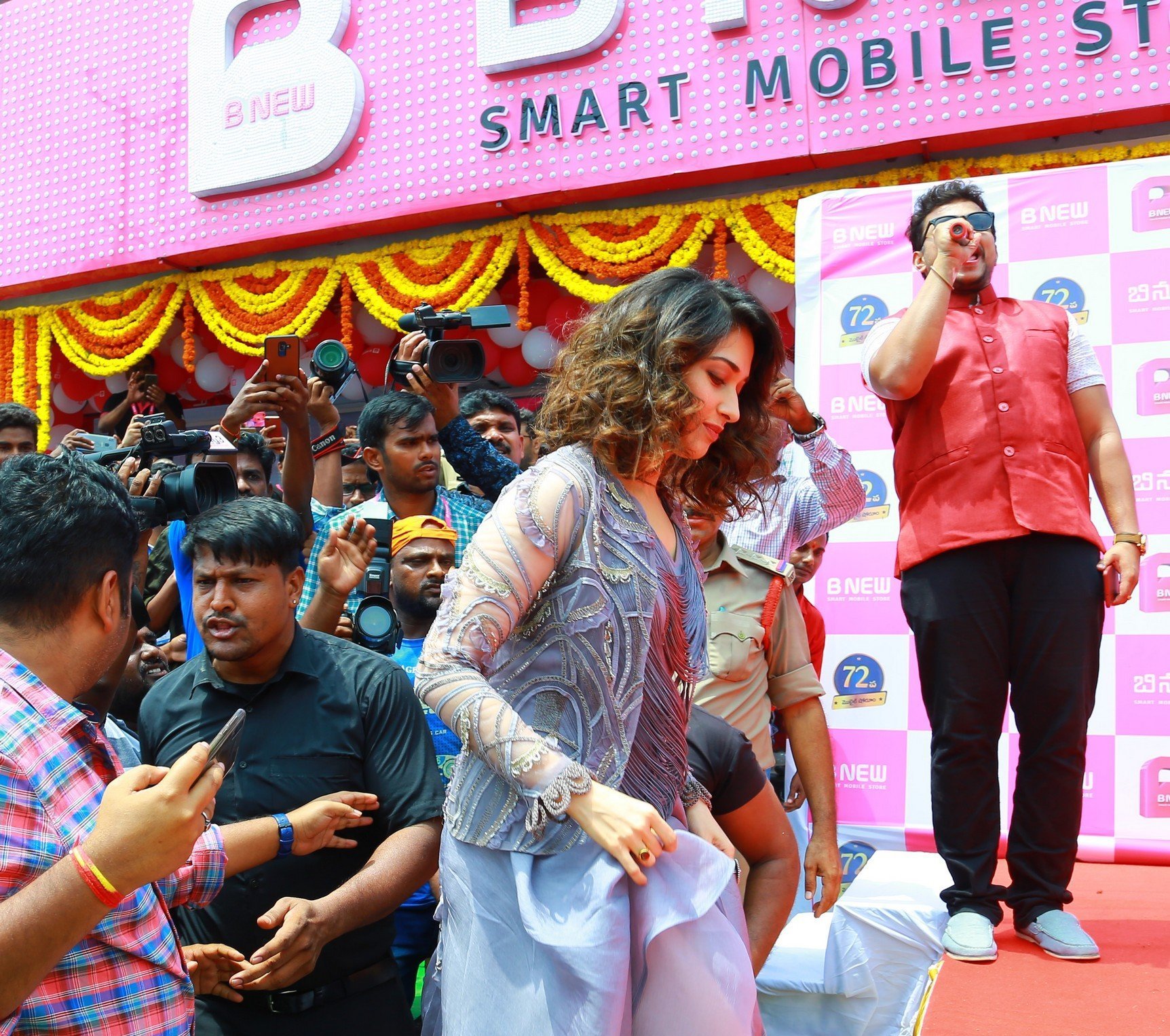 Tamannaah Bhatia Launches B New Mobile Store At Karim Nager Set 3