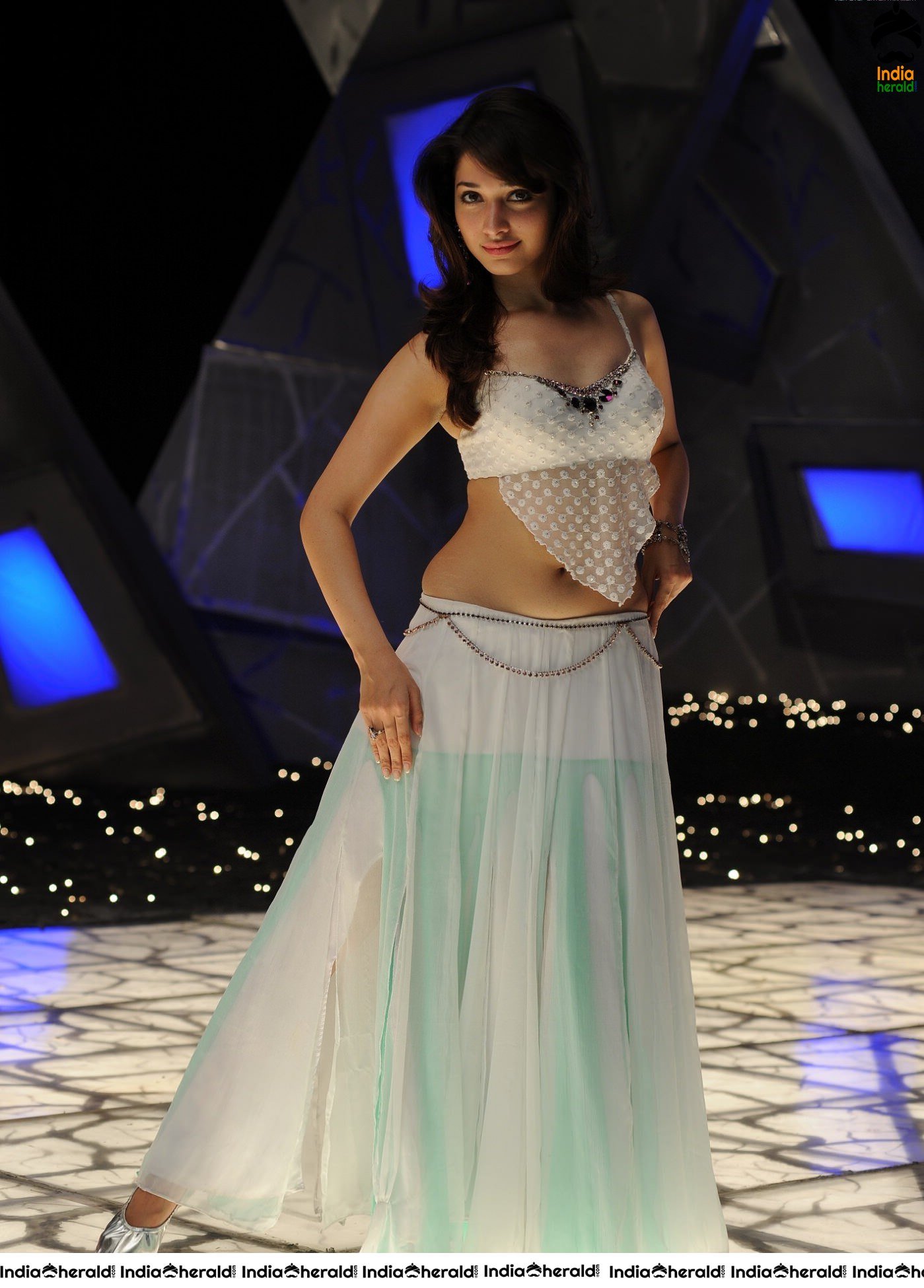 Tamannaah Exposing her Hot Milky Midriff and Navel Photos Compilation Set 3