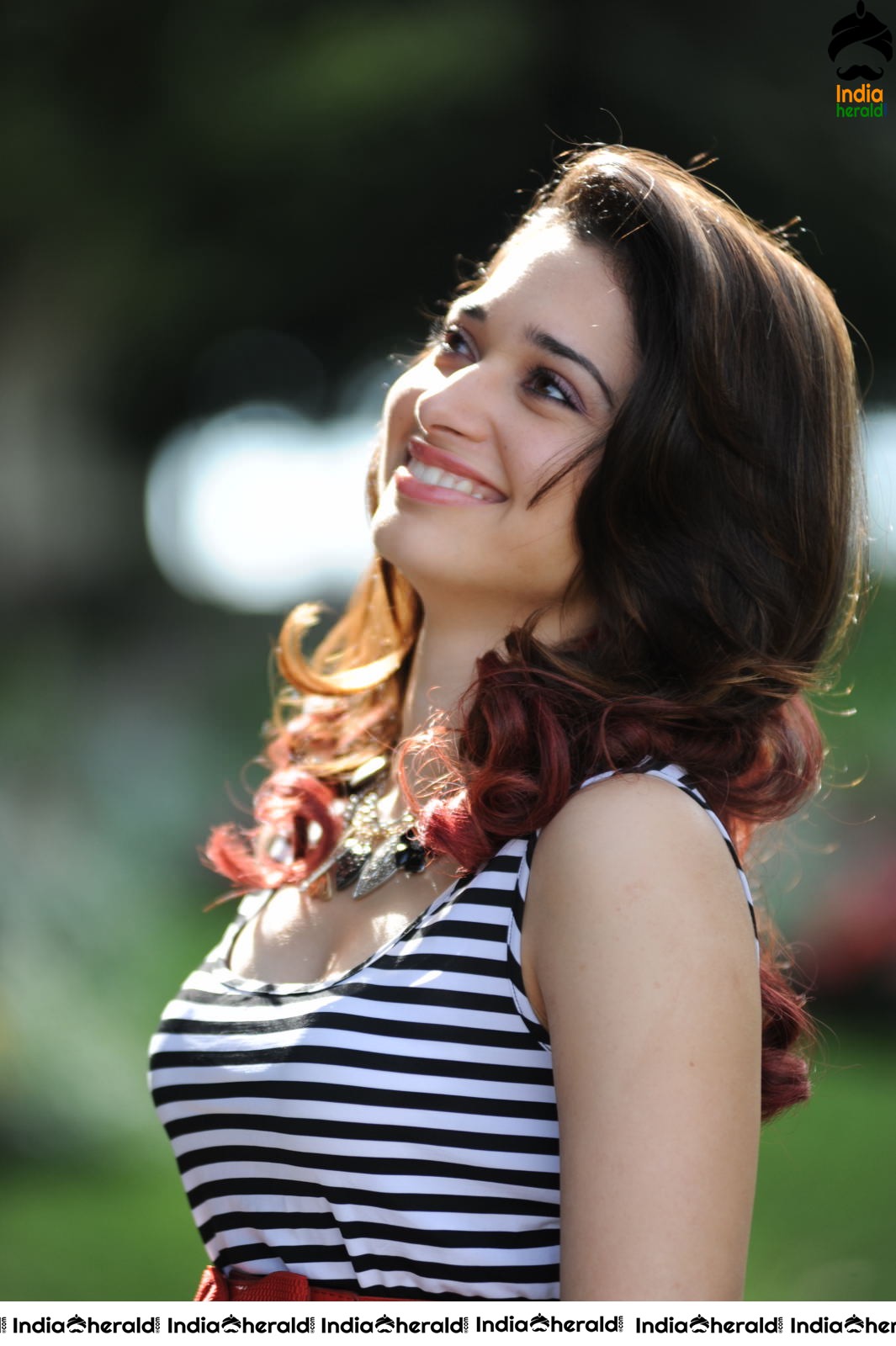 Tamannaah Exposing her Hot Milky Midriff and Navel Photos Compilation Set 4