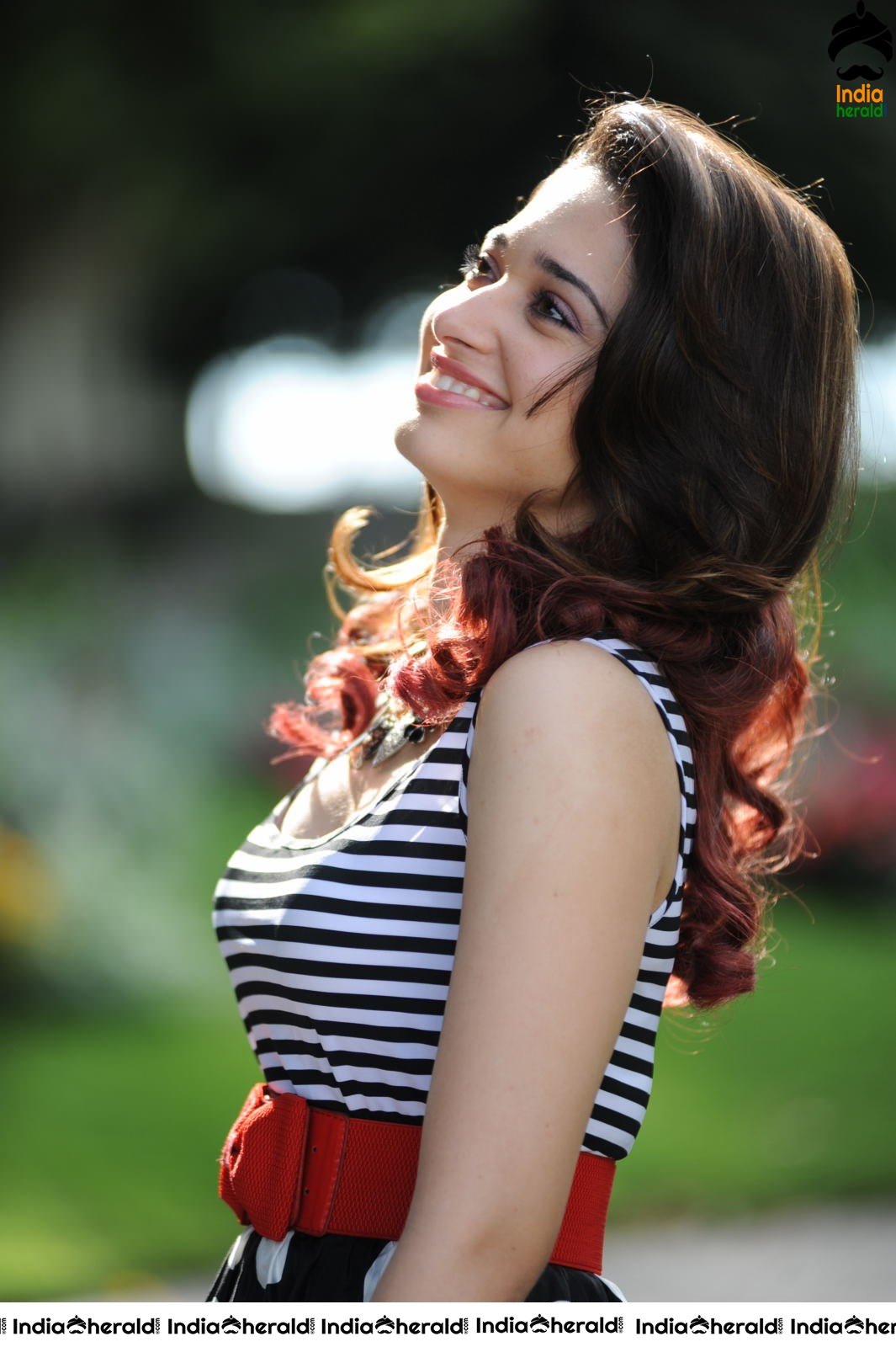 Tamannaah Exposing her Hot Milky Midriff and Navel Photos Compilation Set 4