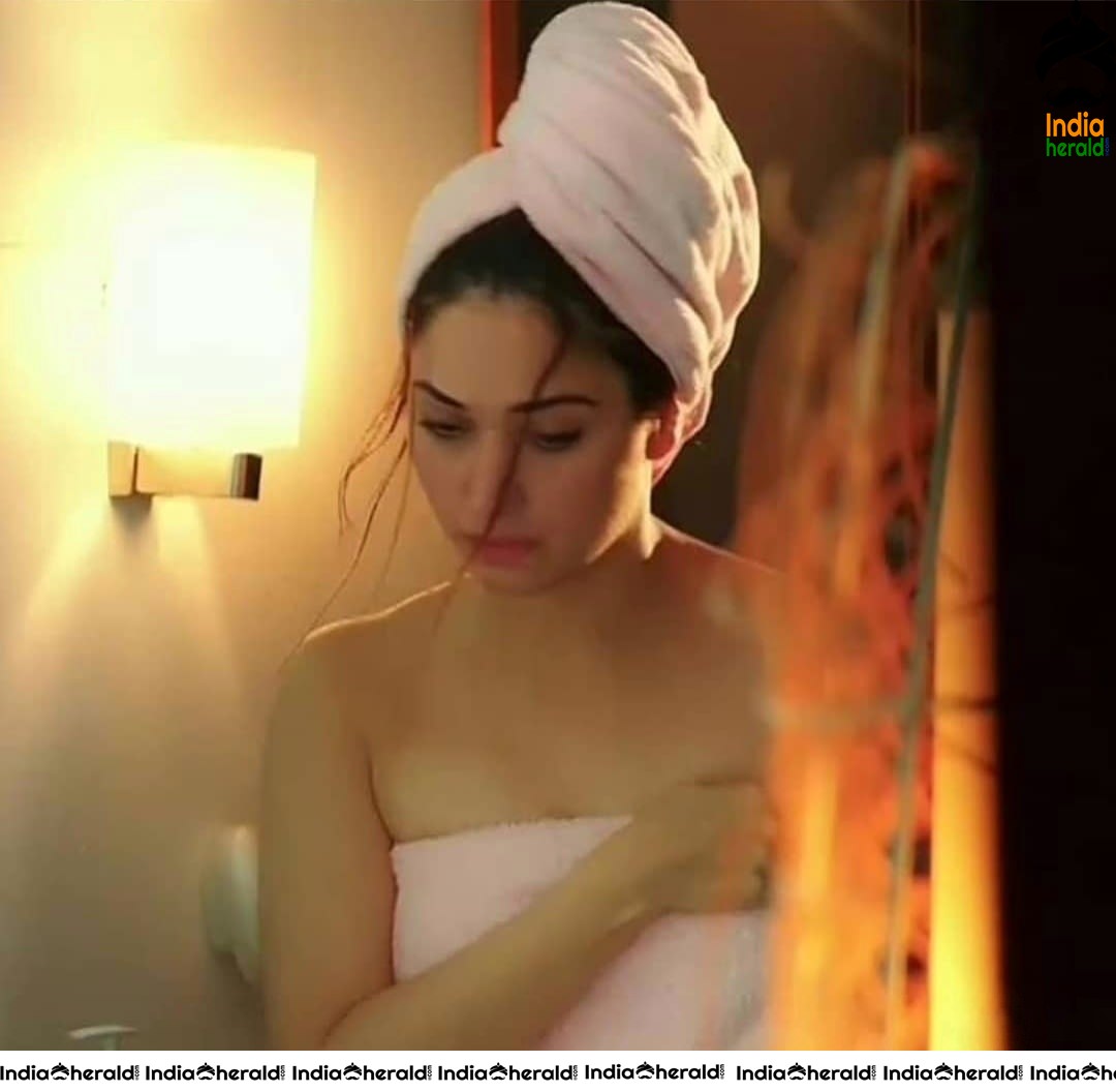 Tamannaah Hot After Bath Clicks to spice your weekend