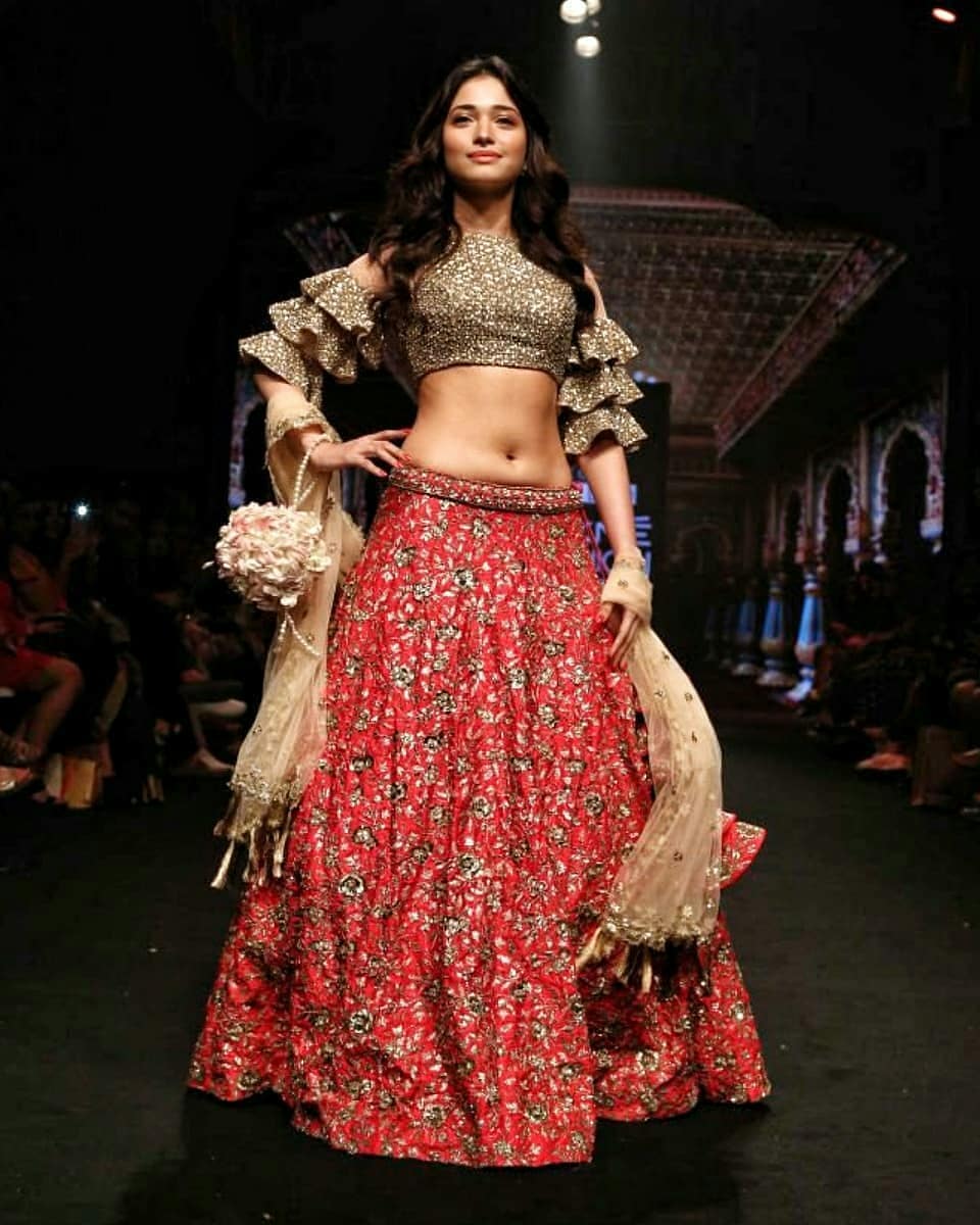 Tamannaah Hot At Lakme Fashion Week Show