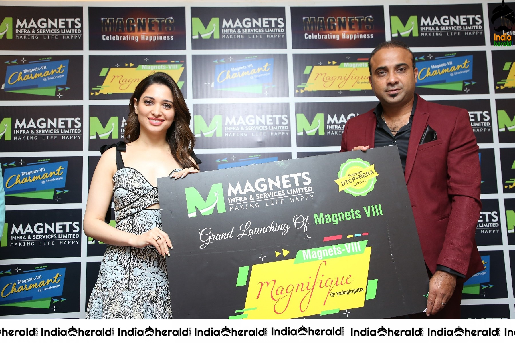 Tamannaah launches new Projects of Magnets Infra and Services Set 1