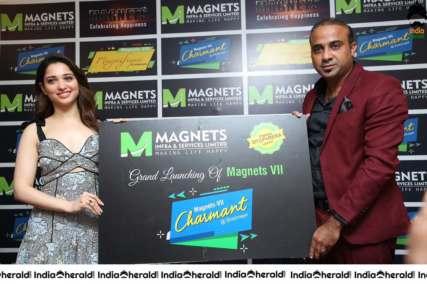 Tamannaah launches new Projects of Magnets Infra and Services Set 1