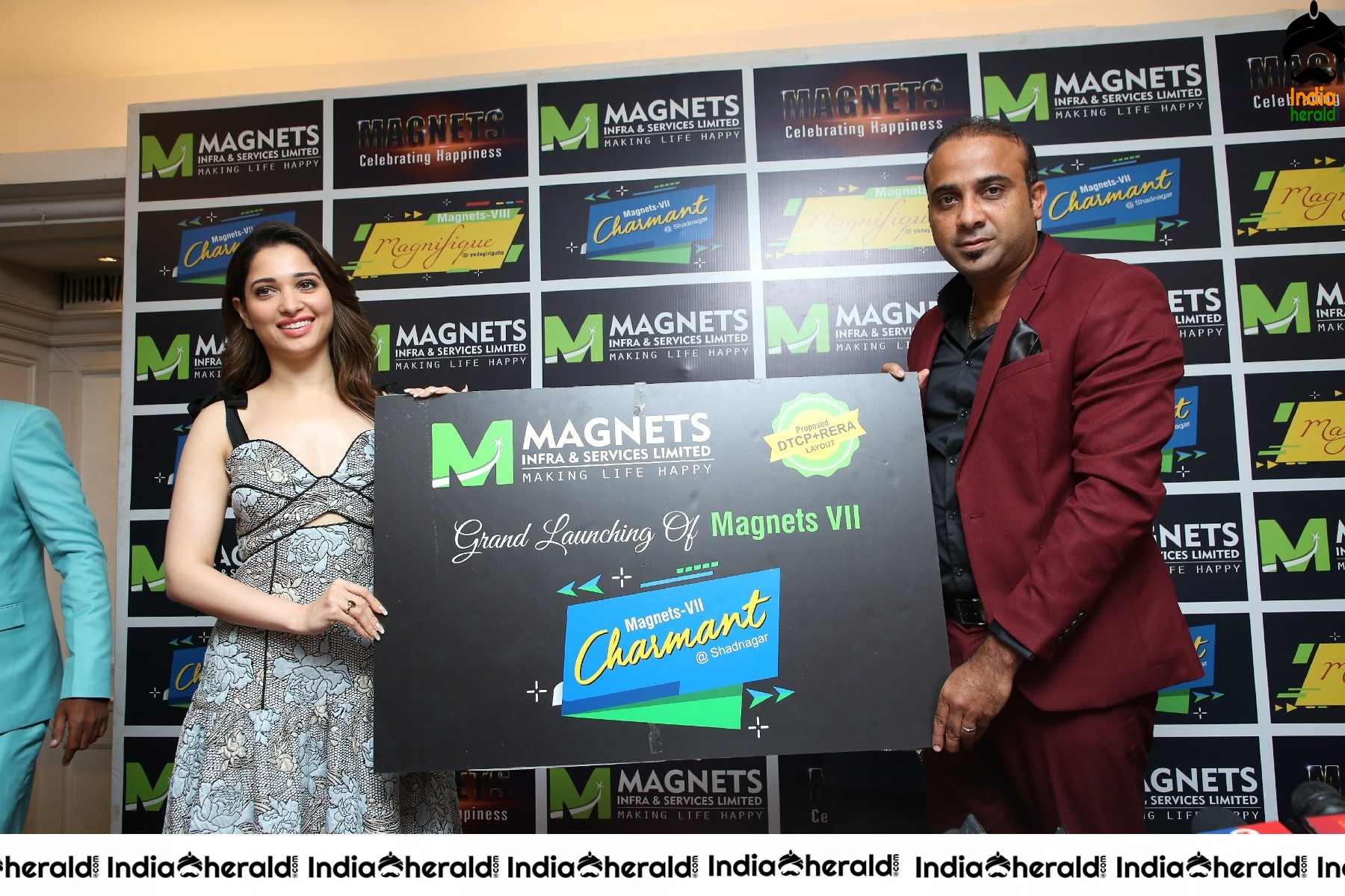 Tamannaah launches new Projects of Magnets Infra and Services Set 2