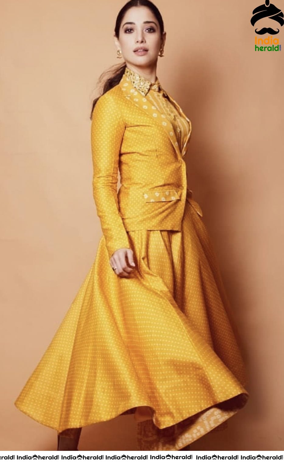 Tamannaah looking Gorgeous during Sye Raa Promotions