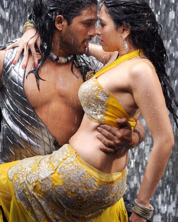 Tamannaah Shows Her Sexy Milky Mid Riff And Navel With Various Actors