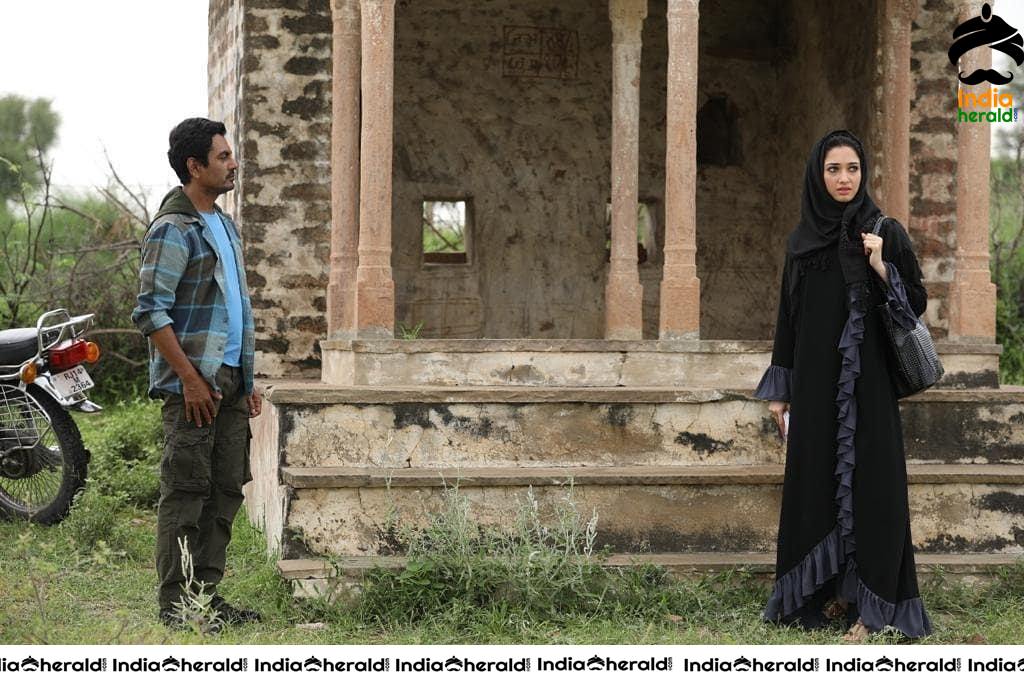 Tamannaah with Nawazuddin Siddiqui from the sets of Bole Chudiyan