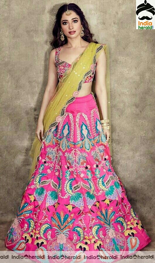 Tamannah Hot And Cute Latest Half Saree Stills