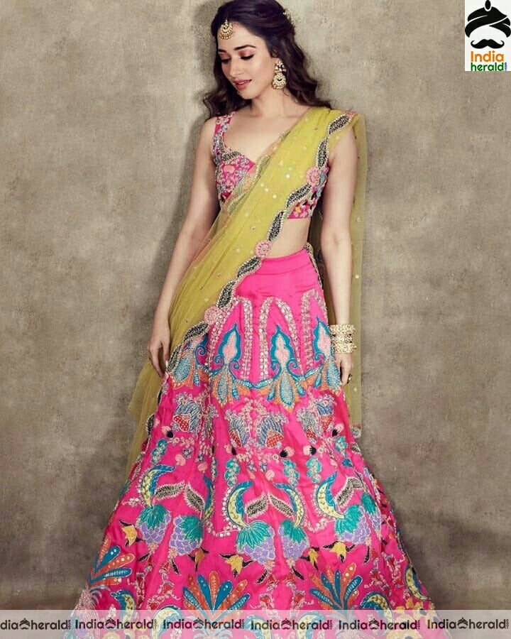 Tamannah Hot And Cute Latest Half Saree Stills