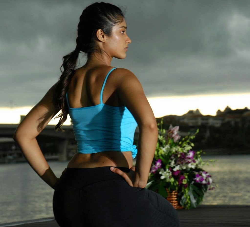 Throwback Hot Photos Of Ileana Exposing Her Assets While Doing Yoga
