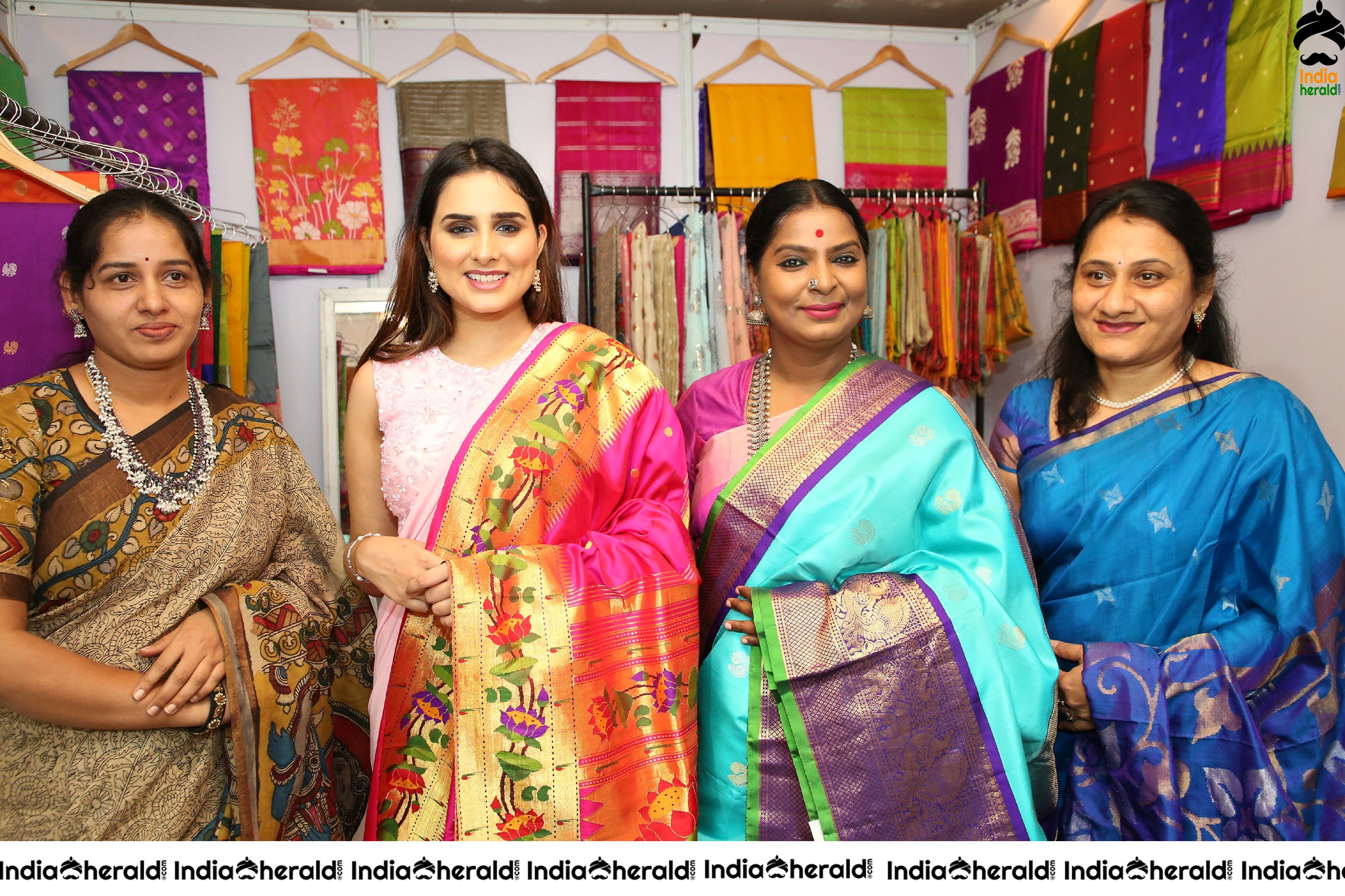 Tollywood Actress Nikitha inaugurates Melodrama Designer Expo at Taj Krishna