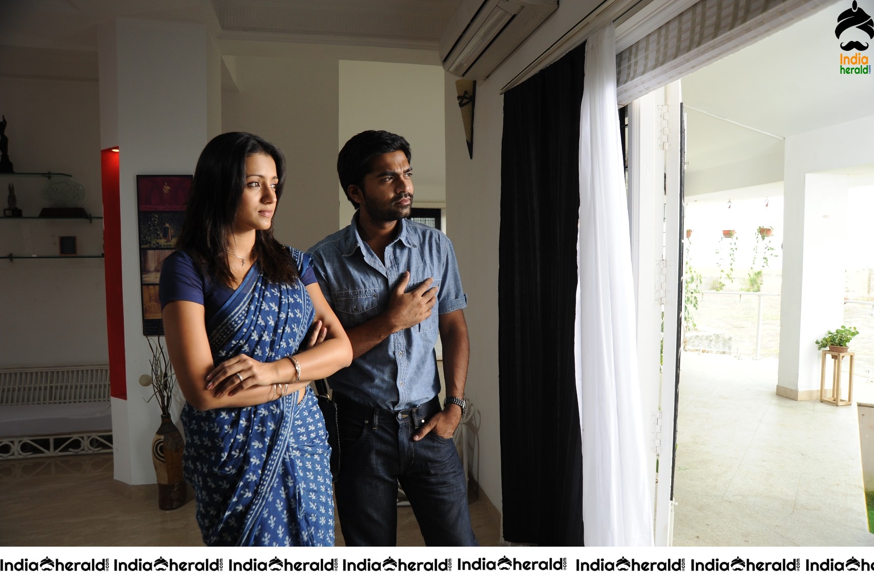 Trisha and STR photos from Romantic movie VTV Set 2