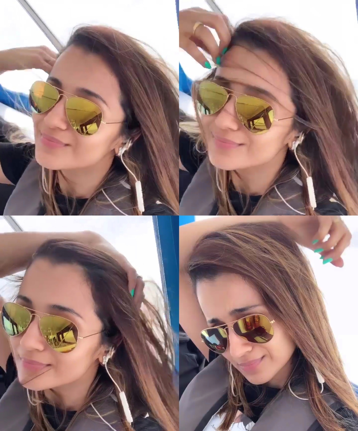 Trisha Hot In Swimsuit And Enjoying Her Vacation In Maldives