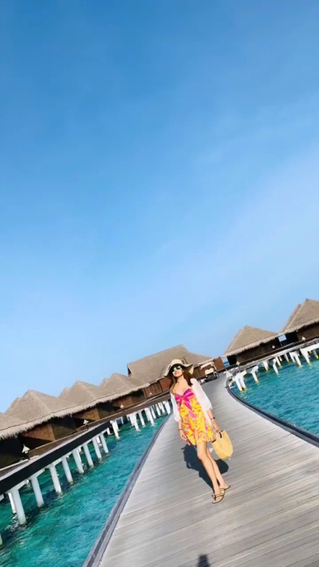 Trisha Hot In Swimsuit And Enjoying Her Vacation In Maldives