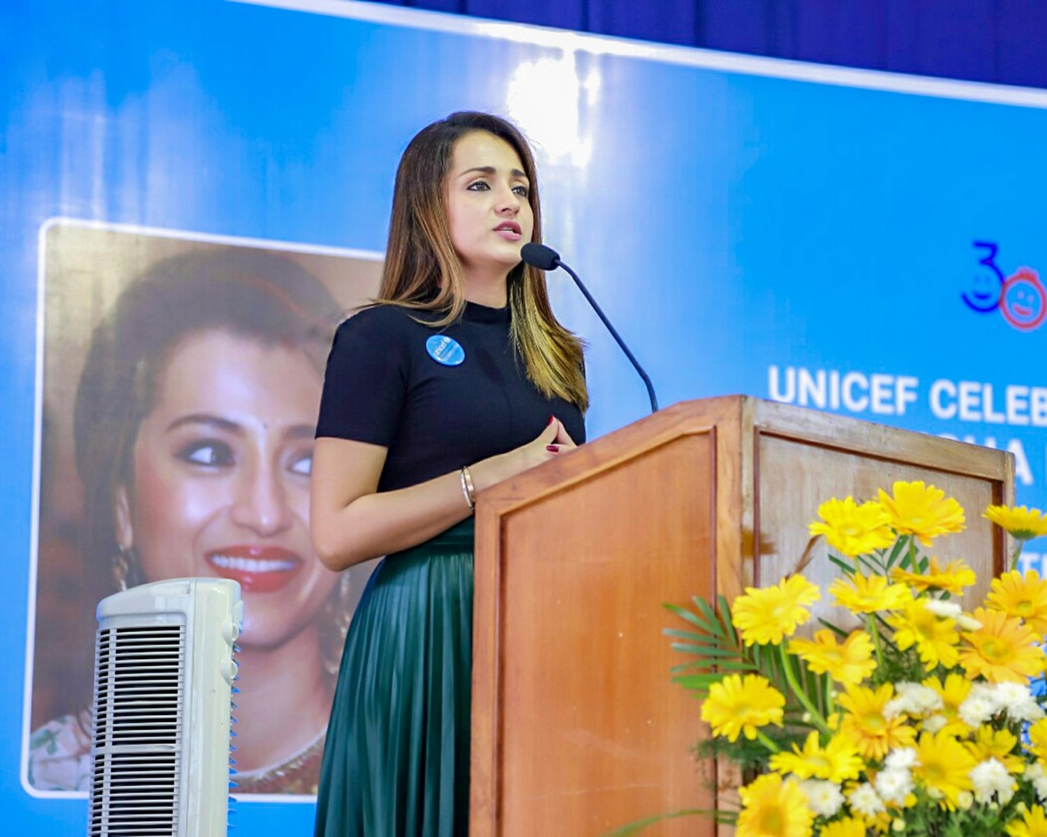 Trisha Latest Stills During UNICEF Interaction In Chennai