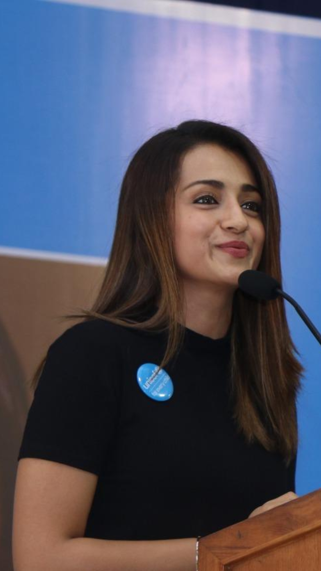 Trisha Looking Dapper At UNICEF Press Meet In Egmore Chennai Set 1