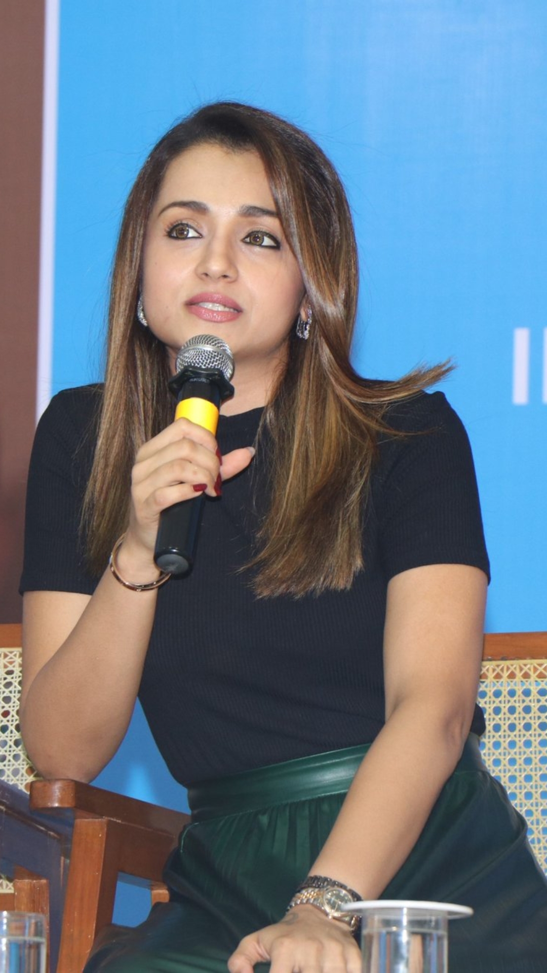 Trisha Looking Dapper At UNICEF Press Meet In Egmore Chennai Set 2