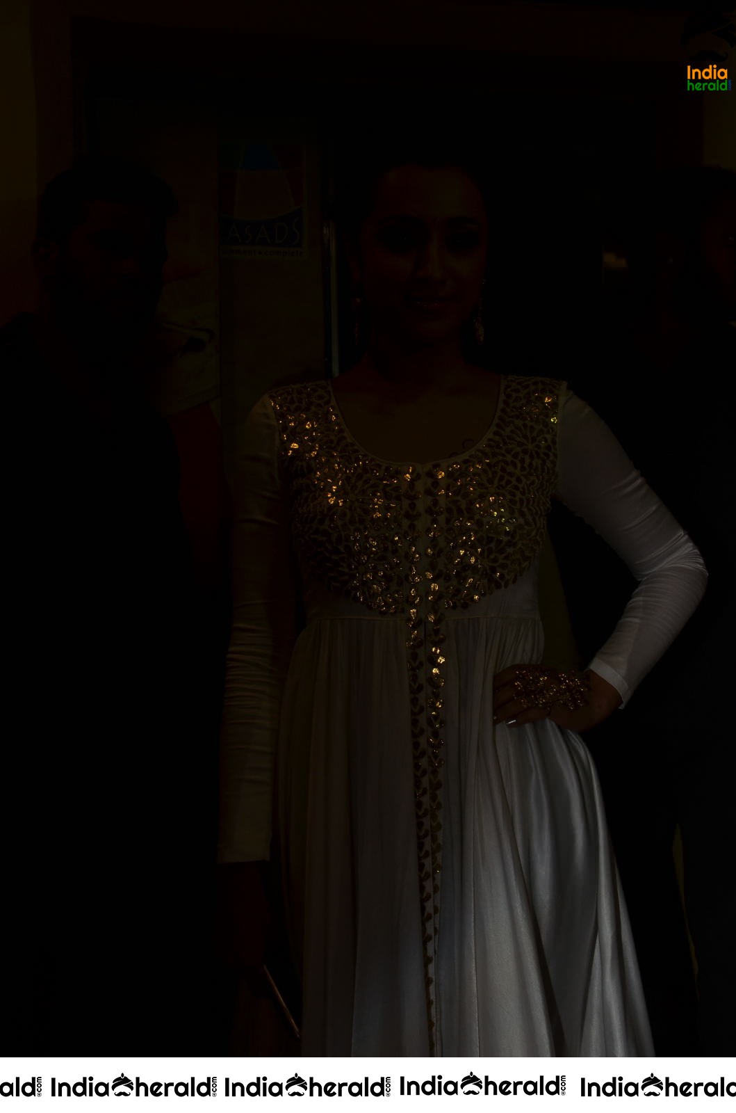 Trisha Looking So Gorgeous in White Set 2