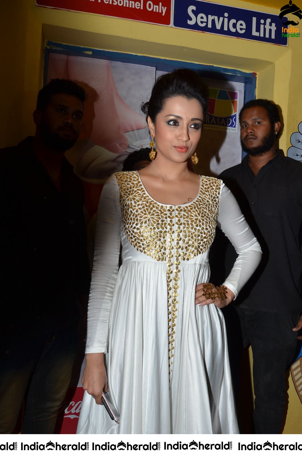 Trisha Looking So Gorgeous in White Set 2