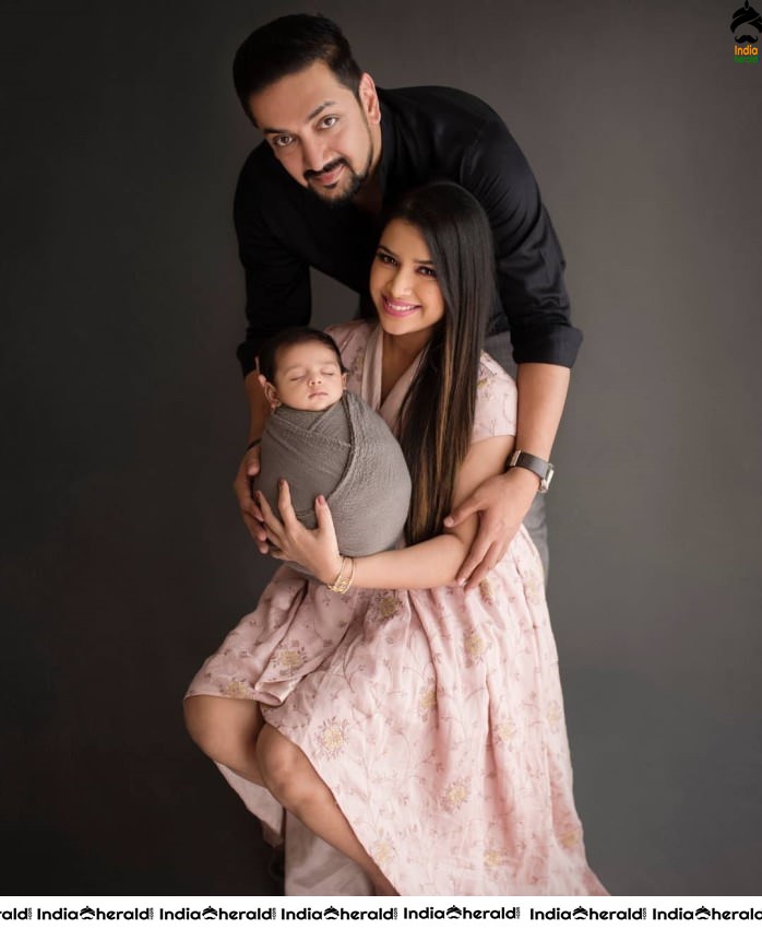 TV Actress Swetha Changappa Family Unseen Photos Set 1
