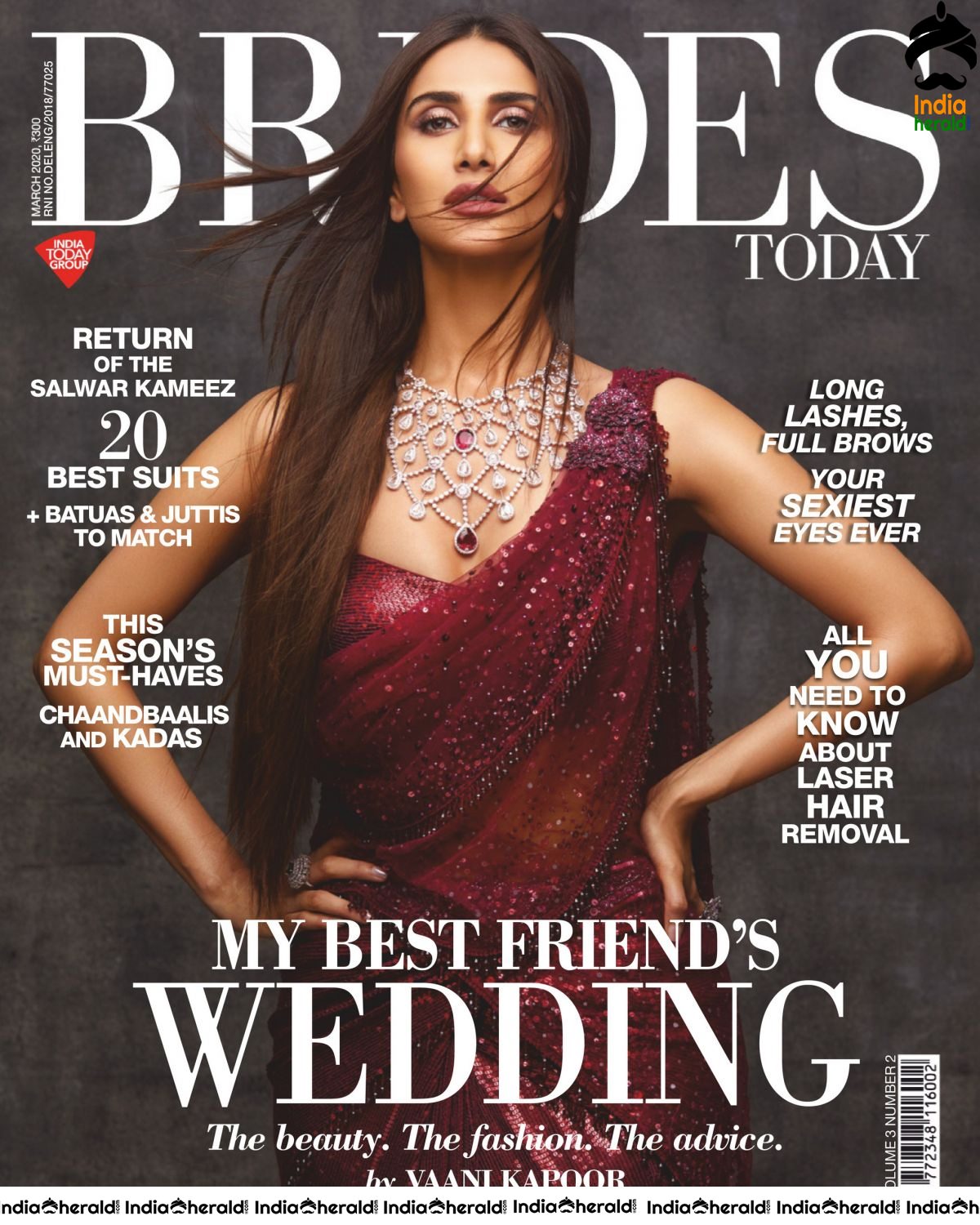 Vaani Kapoor Hot Photos for Brides Today Magazine March 2020 Edition