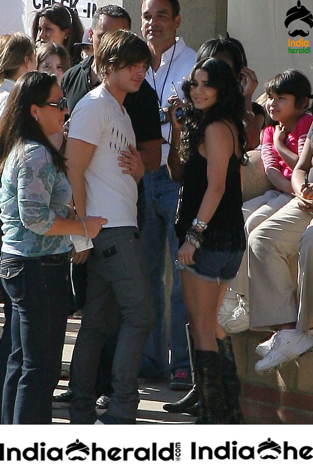 Vanessa Hudgens Arriving in Hot thighs revealing shorts at Nickelodeon Awards