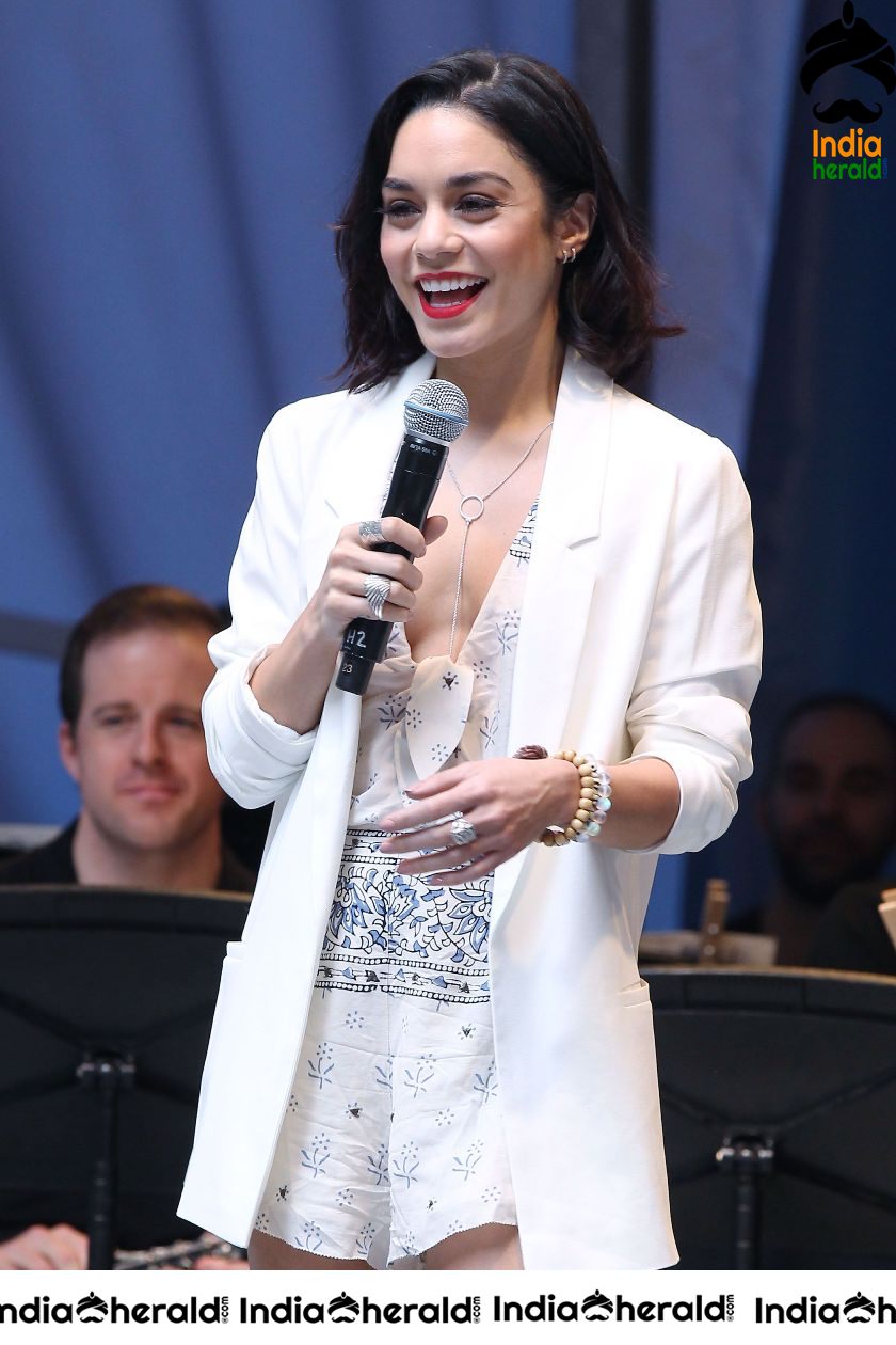 Vanessa Hudgens at Stars in the Alley Open Concert