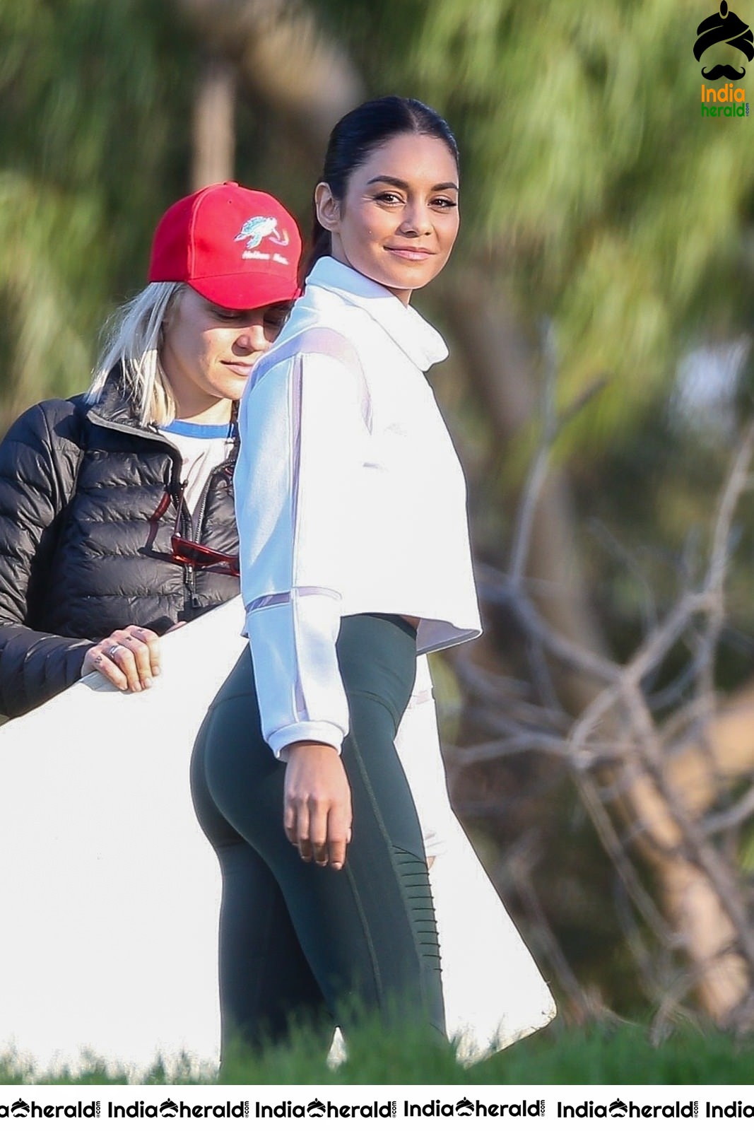 Vanessa Hudgens Filming a Sportswear Ad in Los Angeles Set 1
