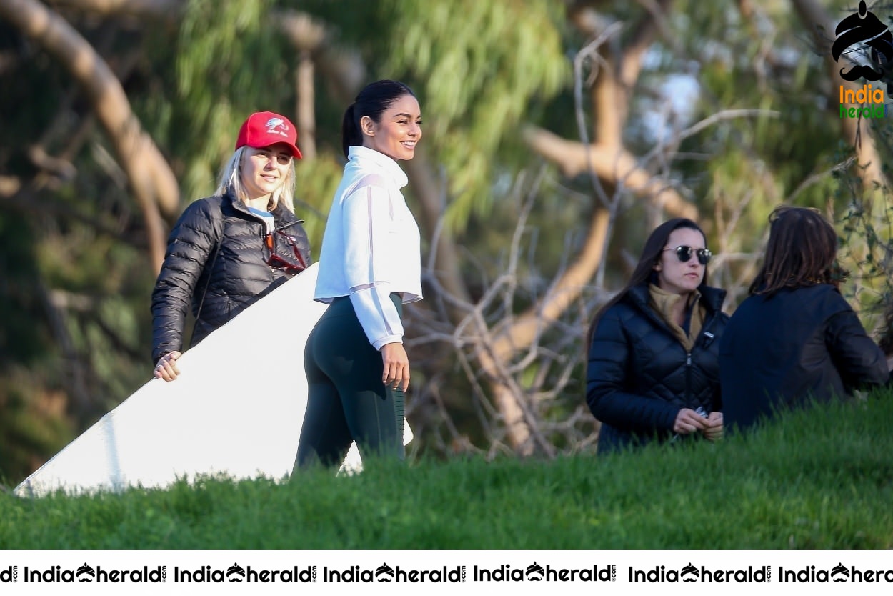 Vanessa Hudgens Filming a Sportswear Ad in Los Angeles Set 1