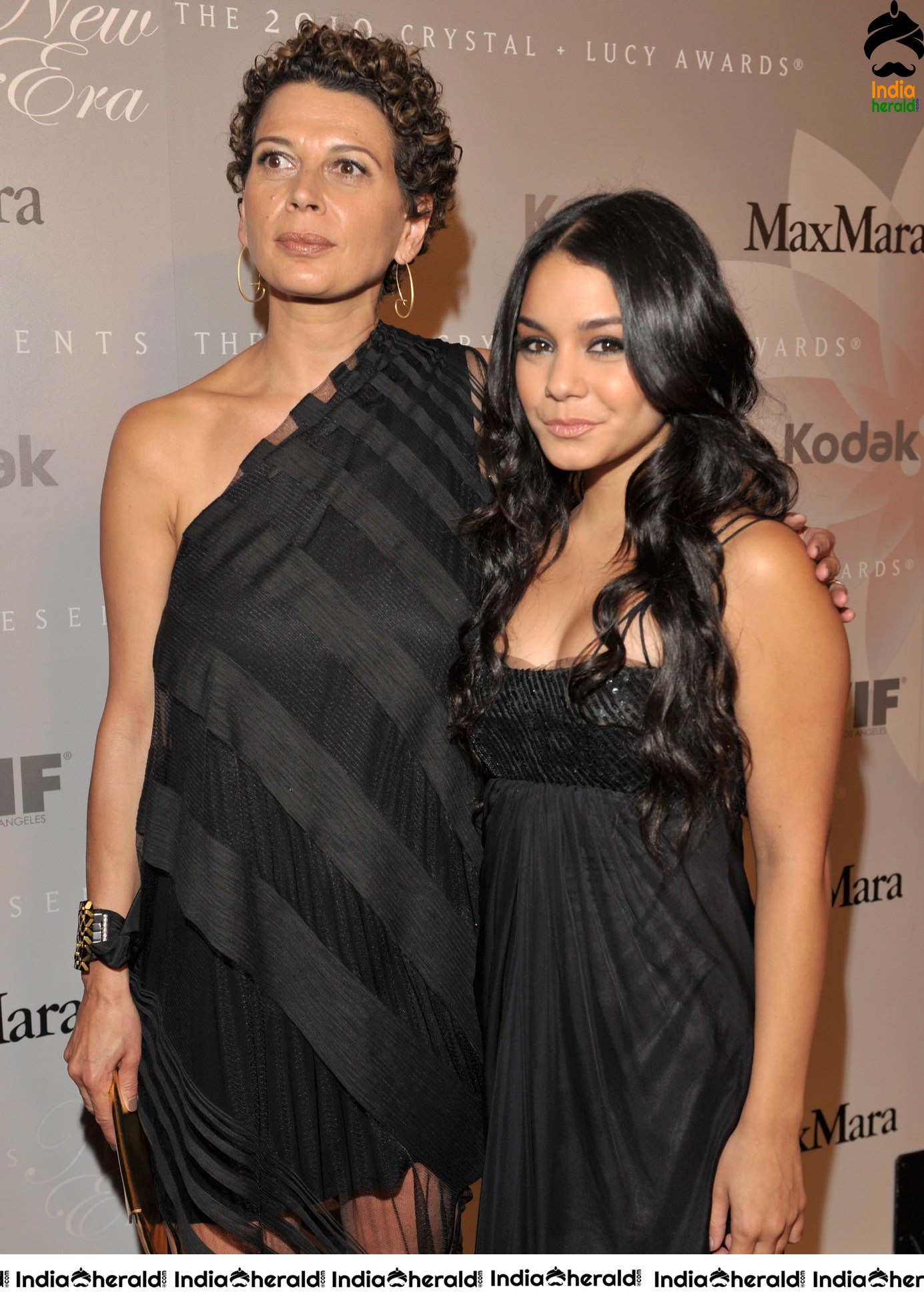 Vanessa Hudgens Looking Cute at Crystal Lucy Awards