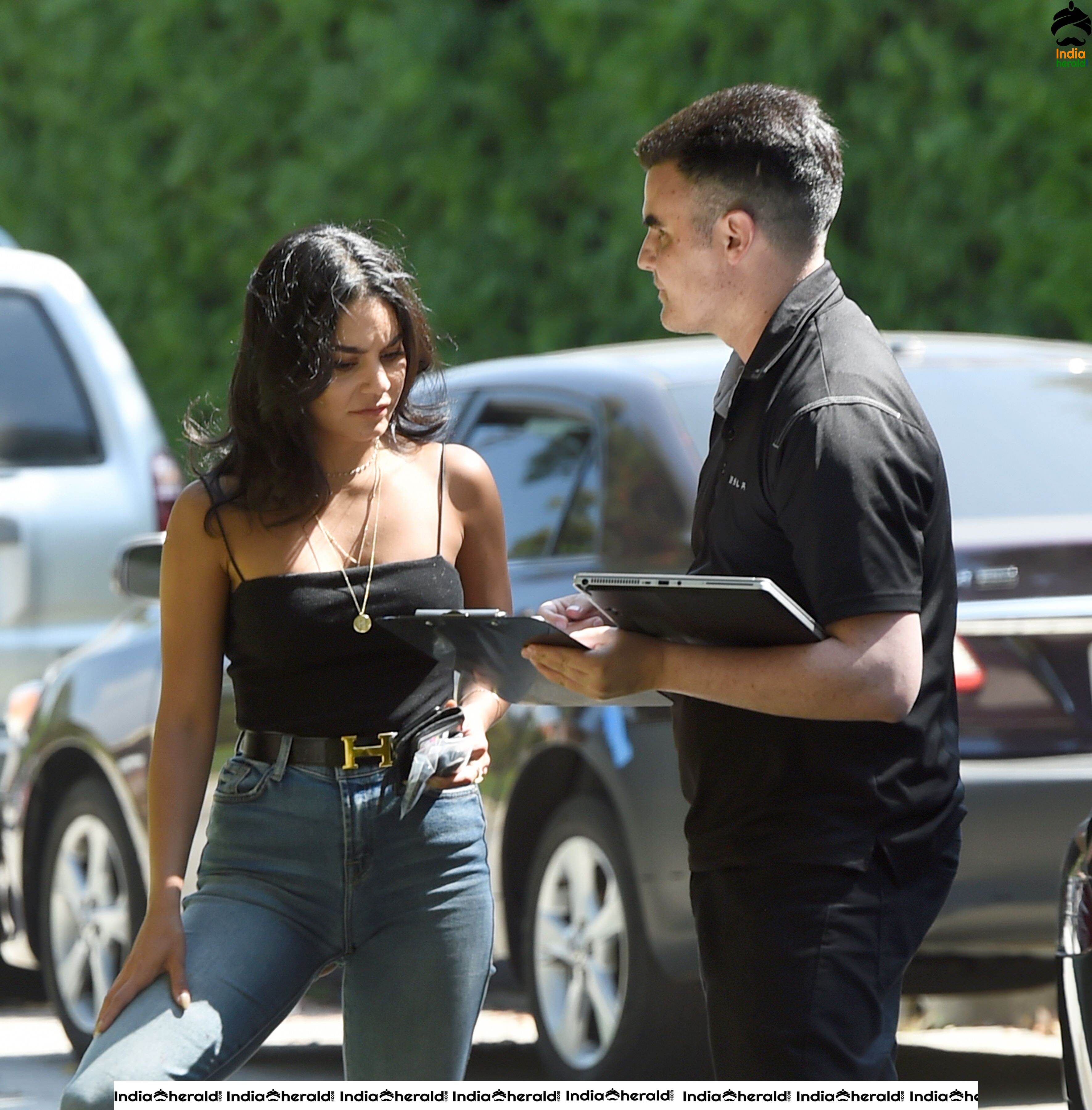 Vanessa Hudgens Strolling Outside her Home in Santa Monica Set 2