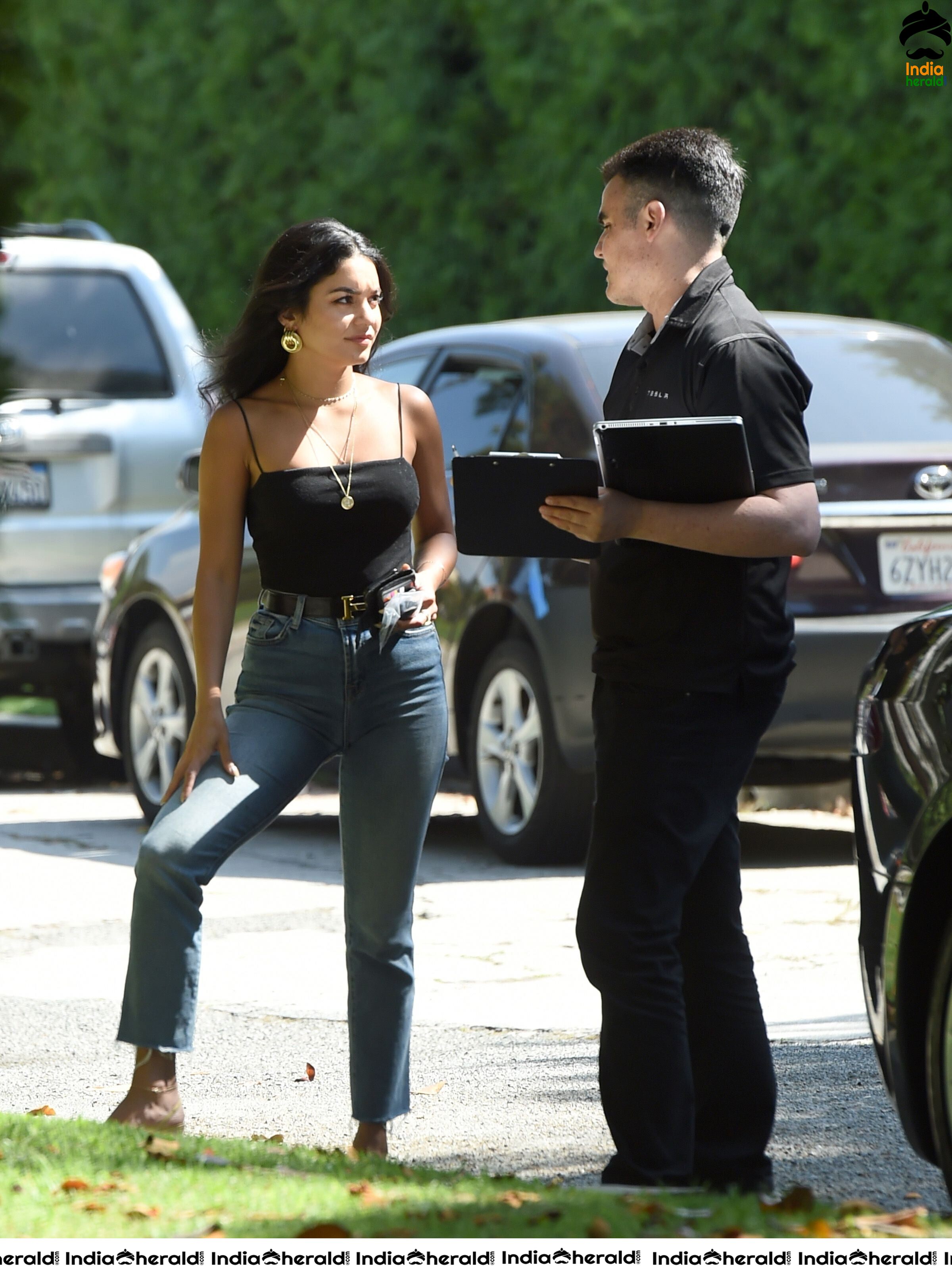 Vanessa Hudgens Strolling Outside her Home in Santa Monica Set 2