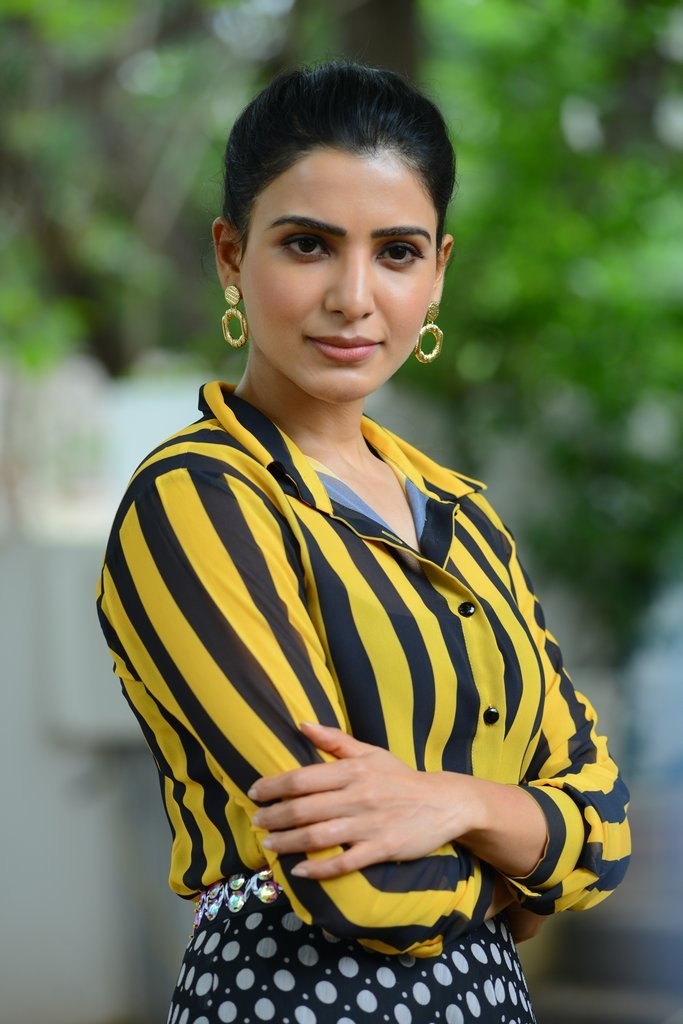 Various Hot Looks Of Samantha During Oh Baby Promotions